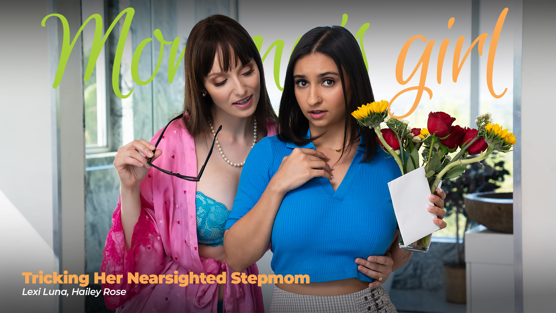 Lexi Luna, Hailey Rose - Tricking Her Nearsighted Step-Mom - Mommys Girl